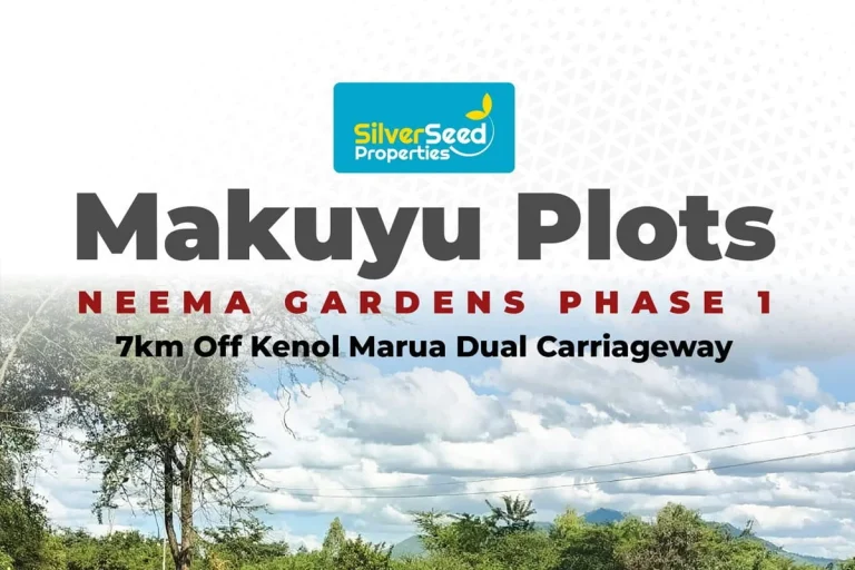 Neema Gardens Makuyu off Kenol-Marua Dual Carriage
